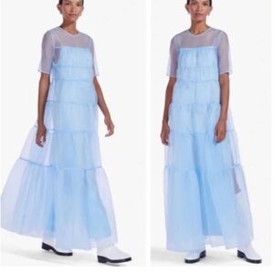 STAUD Light Blue Hyacinth Dress